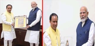 पीएम मोदी से मिले कैबिनेट मंत्री धन सिंह रावत, सूबे में शिक्षा, स्वास्थ्य व सहकारिता में किये गये कार्यों से कराया अवगत