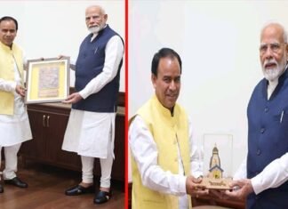 पीएम मोदी से मिले कैबिनेट मंत्री धन सिंह रावत, सूबे में शिक्षा, स्वास्थ्य व सहकारिता में किये गये कार्यों से कराया अवगत