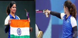 Paris Olympics 2024: पेरिस ओलंपिक में मनु भाकर ने ब्रॉन्ज मेडल जीत रचा इतिहास, शूटिंग में ओलंपिक पदक जीतने वाली पहली भारतीय महिला बनीं manu bhakar shooter peris Olympic