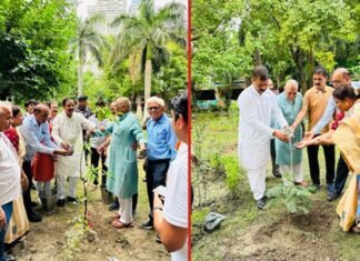 अनोखा संगम: अपने स्वजनों के अंतिम विश्राम की स्थली के स्वस्थ वातावरण बनाने एवं नैसर्गिक सुंदरता के लिए जुड़े शहर के पर्यावरण प्रेमी