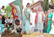 संस्कृति मंत्री महाराज ने लोकपर्व ‘हरेला’ पर किया वृक्षारोपण