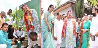 संस्कृति मंत्री महाराज ने लोकपर्व ‘हरेला’ पर किया वृक्षारोपण