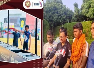 अमन ने राष्ट्रीय स्तर पर जीता स्वर्ण पदक Aman won gold medal in Junior Triathlon of Modern Pentathlon