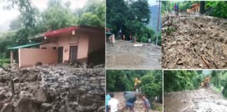 पौड़ी गढ़वाल के इस गांव में फटा बादल, मलबे से भरे कई घर, टिहरी और चमोली में भी अतिवृष्टि से घरों में घुसा मलबा, पुल बहा, खेत हुए तबाह