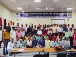 डायट चड़ी गांव में राष्ट्रीय पाठ्यचर्या प्रारूप विद्यालय शिक्षा विषय पर तीन दिवसीय कार्यशाला