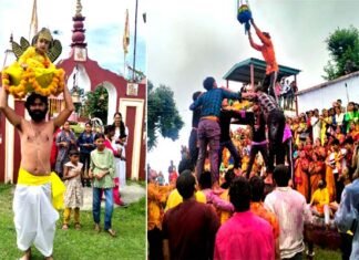 श्रीकृष्ण जन्माष्टमी महोत्सव पर घण्डियाल में हुआ कृष्ण लीलाओं का मंचन, राधा कृष्ण की मनमोहक झांकियां तथा दही हांडी प्रतियोगिता रही आकर्षण का केंद्र Krishna Leelas staged at Ghandiyal on the occasion of Janmashtami festival