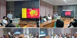 राष्ट्रीय अंतरिक्ष दिवस पर शारदा विश्वविद्यालय में व्याख्यान सत्र का आयोजन Lecture session organized at Sharda University on National Space Day