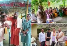 थानेश्वर महादेव मंदिर में अंतिम सोमवार पौड़ी विधायक राजकुमार पोरी सहित बड़ी संख्या में पहुंचे श्रद्धालु, शिवलिंग में किया जलाभिषेक Thaneshwar Mahadev temple