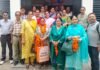 शिक्षिका की सेवानिवृत्ति पर विदाई एवं सम्मान कार्यक्रम आयोजित