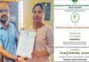 गढ़वाल विश्वविद्यालय की शोध छात्रा वैशाली भट्ट को मिला यंग साइंटिस्ट अवार्ड Vaishali Bhatt, a research student of Garhwal University, was awarded the Young Scientist Award