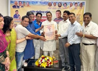 नवनिर्वाचित सांसद सम्मान से अनिल बलूनी का अभिनंदन