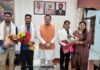 पेरिस ओलिंपिक में प्रतिभाग कर लौटे खिलाड़ियों अंकिता ध्यानी, परमजीत सिंह एवं सूरज पंवार ने मुख्यमंत्री धामी से की भेंट