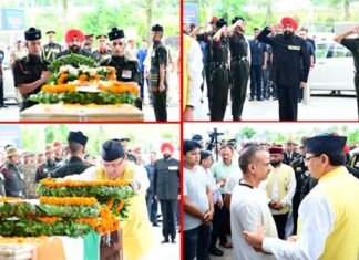 स्वतंत्रता दिवस पर एक ओर देशभर में फहराया गया तिरंगा, वहीँ दूसरी ओर तिरंगे में लिपटकर आया उत्तराखंड का लाल कैप्टन दीपक