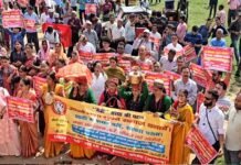 उत्तराखंड में मूल निवास 1950 और भू-कानून की मांग को लेकर ऋषिकेश में स्वाभिमान महारैली, सड़कों प उतरा लोगों का हुजूम Swabhimaan Maha Rally in Rishikesh