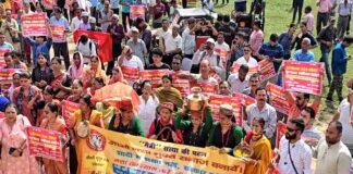 उत्तराखंड में मूल निवास 1950 और भू-कानून की मांग को लेकर ऋषिकेश में स्वाभिमान महारैली, सड़कों प उतरा लोगों का हुजूम Swabhimaan Maha Rally in Rishikesh