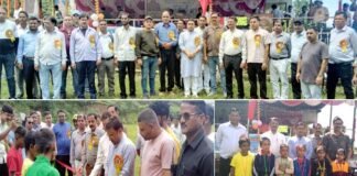 विकासखण्ड स्तरीय शरद/शीतकालीन क्रीड़ा प्रतियोगिता का द्वारीखाल प्रमुख महेन्द्र सिंह राणा ने किया शुभारम्भ block leven winter games kaljikhal