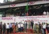 जिला स्तरीय क्रीडा़ प्रतियोगिता का विधायक और जिला पंचायत अध्यक्षा ने किया शुभारंभ