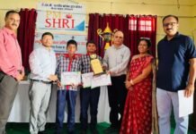 राष्ट्रीय आविष्कार अभियान कार्यक्रम के तहत आयोजित विज्ञान प्रदर्शनी में अक्षत वेदवाल रहे प्रथम