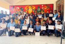 जिला शिक्षा एवं प्रशिक्षण संस्थान चडीगांव में 6 दिवसीय शिल्प कला प्रशिक्षण और दीवार चित्रकला कार्यशाला संपन्न Craftsmanship training workshop at