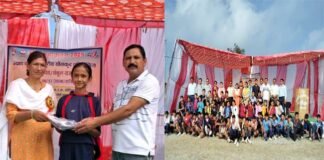 राजकीय इंटर कॉलेज कीर्तिखाल की छात्रा सानवी का राष्ट्रीय स्तर पर चयन GIC Kirtikhal student Saanvi selected at national level