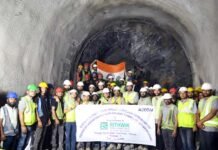 ऋषिकेश-कर्णप्रयाग रेलवे लाइन में बड़ा ब्रेक थ्रू, श्रीनगर-डुंगरीपंथ के बीच 3.3 किमी एस्केप टनल हुई आर-पार escape tunnel across between Srinagar-Dungripath