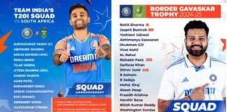 ऑस्ट्रेलिया और दक्षिण अफ्रीका दौरे के टीम इंडिया का ऐलान, जानिए किन खिलाड़ियों को मिला मौका Squads for India tour of South Africa & Border-Gavaskar Trophy announced
