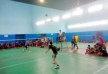 राज्यस्तरीय बैडमिंटन प्रतियोगिता में दूसरे दिन भी अल्मोड़ा का रहा दबदबा