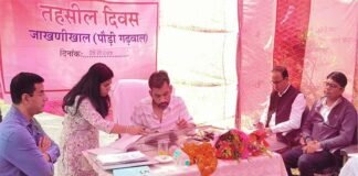तहसील दिवस में 15 शिकायतों का मौके पर निस्तारण