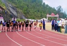 रांसी स्टेडियम में शीतकालीन क्रीडा प्रतियोगिता गढदेवा का रंगारंग शुभारंभ, गोला फेंक में लकी, दौड़ में धर्मेश, ख़ुशी तथा प्रकाश नेगी रहे अव्वल winter sports competition at Ransi Stadium Pauri