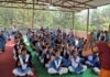 भरतनाट्यम की प्रस्तुति से छात्र छात्राएं हुये भाव विभोर
