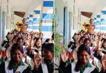 प्रसिद्ध ओड़िसी नृत्यांगना वृंदा चड्डा ने छात्र-छात्राओं को सिखाए नृत्य के गुर