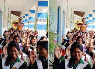 प्रसिद्ध ओड़िसी नृत्यांगना वृंदा चड्डा ने छात्र-छात्राओं को सिखाए नृत्य के गुर