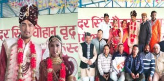 “पुण्य की पाठशाला” में एक और गरीब बेटी ने लिए सात फेरे, बंधुवर सेवा समिति समाजिक संस्था ने करवाई छठवीं कन्या का निःशुल्क विवाह Thakur Sunder Singh Chauhan Old Age Home