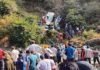 उत्तराखंड में बड़ा हादसा, सवारियों से भरी बस गहरी खाई में गिरी bus accident almoda uttarakhand