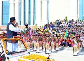 ग्रीष्मकालीन राजधानी गैरसैंण में सादगी से मनाया गया राज्य स्थापना दिवस, अमर शहीदों, शहीद राज्य आंदोलनकारियों को दी गई श्रृद्वांजलि