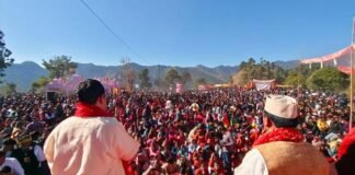बूंखाल मेले में उमड़ी श्रद्धालुओं की भीड़, आचार्य बालकृष्ण ने मंदिर निर्माण के लिए दिया 51 लाख का दान Boonkhal temple