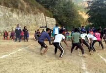 राष्ट्रीय स्वयंसेवक संघ पैठाणी शाखा द्वारा आयोजित कबड्डी प्रतियोगिता पैठाणी महाविद्यालय बना विजेता Kabaddi competition