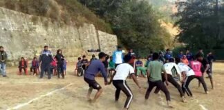 राष्ट्रीय स्वयंसेवक संघ पैठाणी शाखा द्वारा आयोजित कबड्डी प्रतियोगिता पैठाणी महाविद्यालय बना विजेता Kabaddi competition