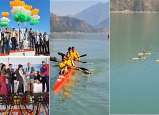टिहरी झील में चार दिवसीय ‘टिहरी वाटर स्पोर्ट्स कप’ का रंगारंग आगाज, कयाकिंग और कैनोइंग प्रतियोगिता में खिलाड़ियों ने दिखाया दम
