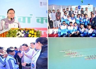 टिहरी वाटर स्पोर्ट्स कप के समापन समारोह में मुख्यमंत्री धामी ने टिहरी क्षेत्र के लिए की कई घोषणाएं Tehri Water Sports Cup