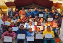 पौड़ी जनपद के व्यायाम शिक्षकों का तीन दिवसीय बैडमिंटन एवं खो-खो प्रशिक्षण संपन्न badminton and kho-kho training