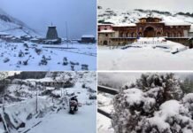 उत्तराखंड में हुई सीजन की पहली बर्फबारी, सफेद चादर से ढक गए चारों धाम, पहाड़ से मैदान तक बढ़ी ठिठुरन
