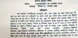 उत्तराखंड में 23 जनवरी को रहेगा सार्वजनिक अवकाश 23 january public holiday in uttarakhand