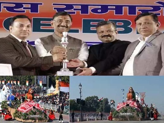गणतंत्र दिवस परेड में उत्तराखंड की झांकी को मिला तीसरा स्थान Uttarakhand's tableau got third place