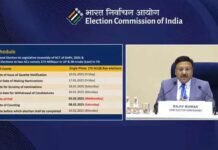 Delhi Election 2025: दिल्ली विधानसभा चुनाव का ऐलान, देखें किस दिन डाले जायेंगे वोट, कब निकलेगा परिणाम delhi assembly election 2025