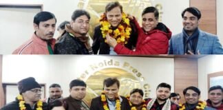 आदेश भाटी एक बार फिर ग्रेटर नोएडा प्रेस क्लब के निर्विरोध अध्यक्ष निर्वाचित, रोहित प्रियदर्शन महासचिव