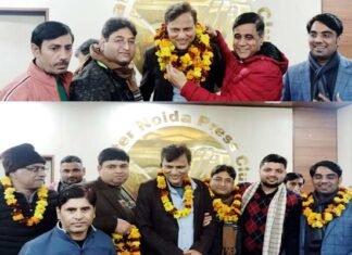 आदेश भाटी एक बार फिर ग्रेटर नोएडा प्रेस क्लब के निर्विरोध अध्यक्ष निर्वाचित, रोहित प्रियदर्शन महासचिव