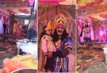 राजतिलक के साथ ही सम्पन्न हुई थैर गांव की रामलीला