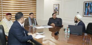 मुख्यमंत्री ने शारदा कोरिडोर के कार्यों में तेजी लाने के दिए निर्देश