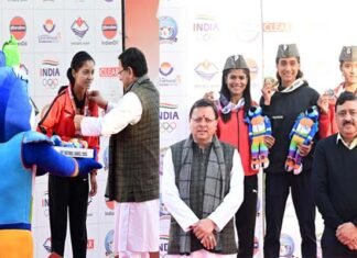 NATIONAL GAMES 2025: नेशनल गेम्स में छाई उत्तराखंड की गोल्डन गर्ल अंकिता ध्यानी, सीएम धामी ने किया सम्मानित golden girl Ankita Dhyani won 2 gold medals